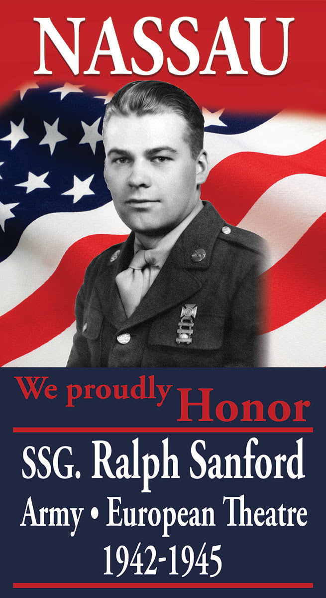 Ralph Sanford Hometown Hero Banners